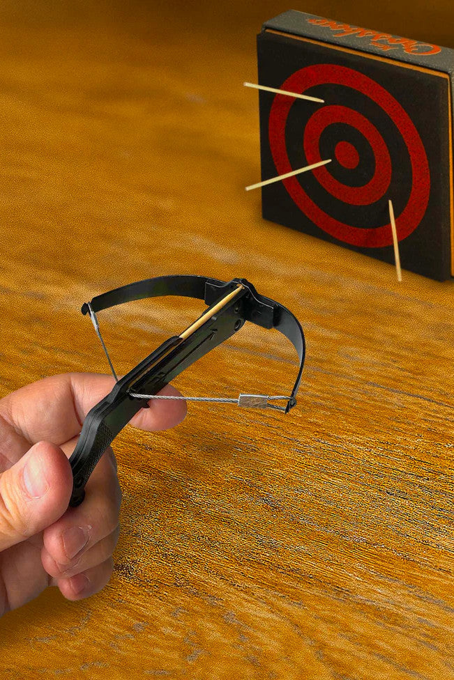 Mini Crossbow Toothpick Shooter