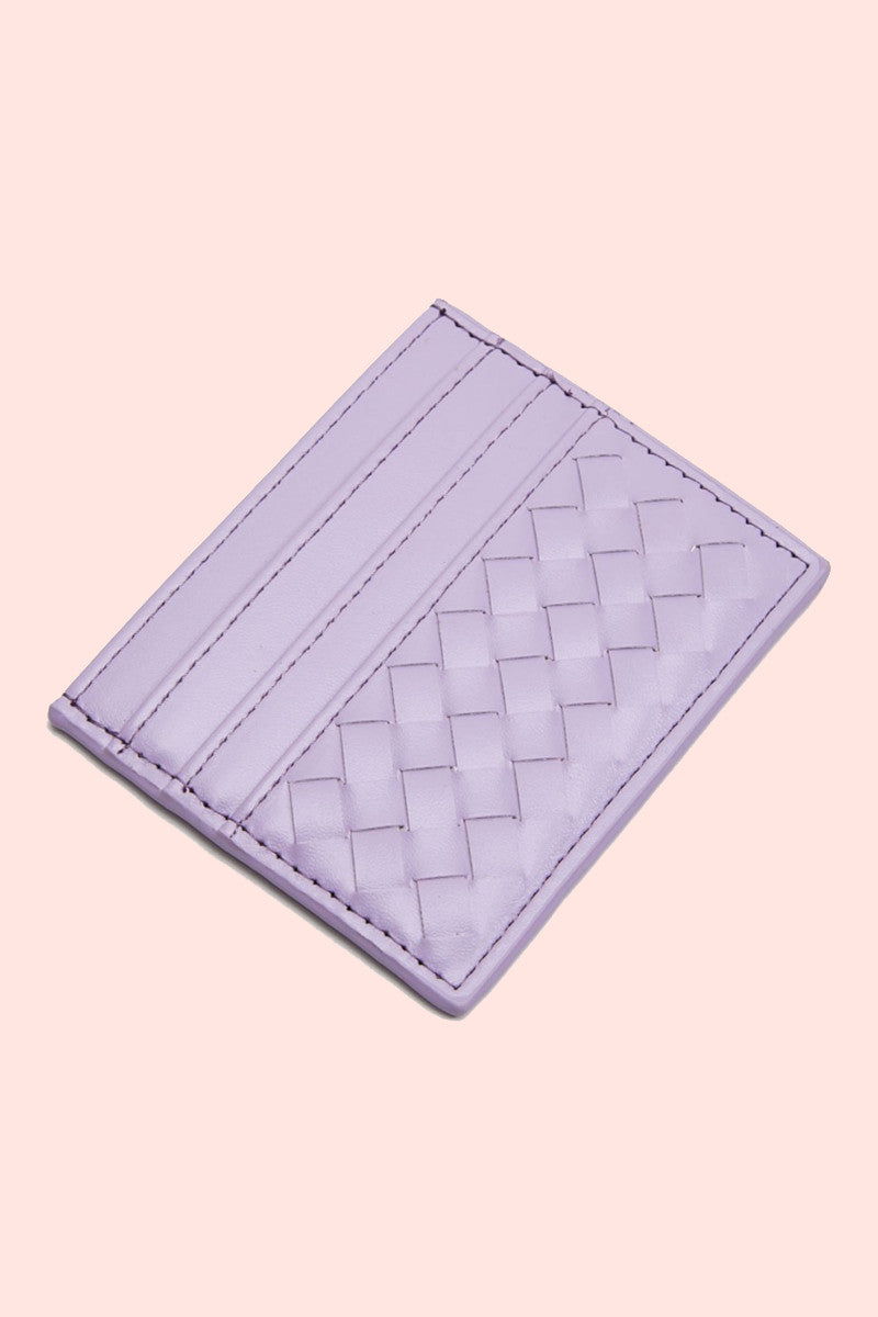 Minnie Weave Card Wallet