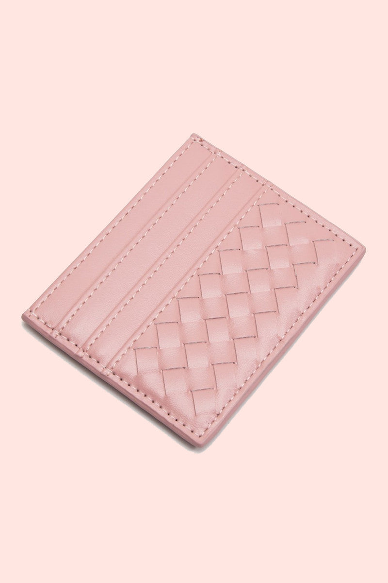 Minnie Weave Card Wallet