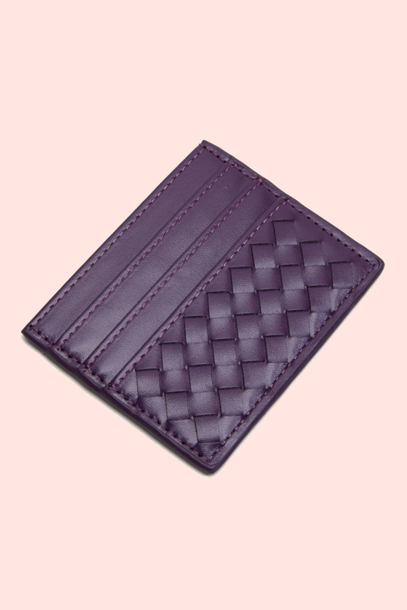 Minnie Weave Card Wallet