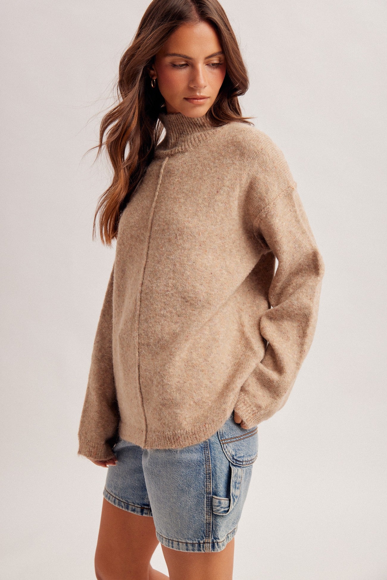 Moody Mock Sweater