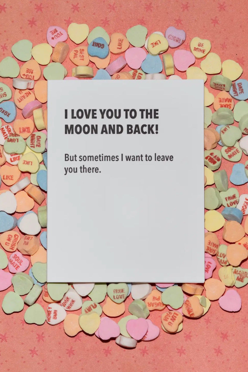 Moon & Back Card