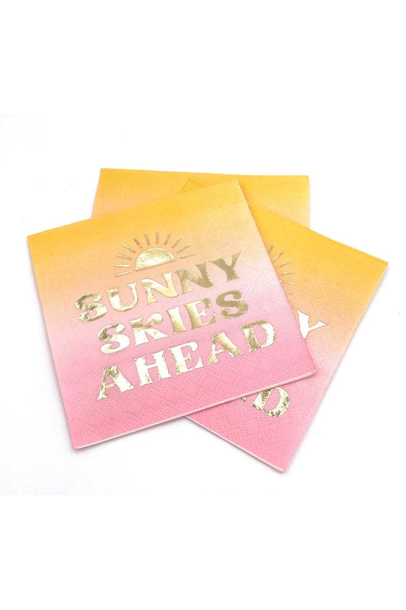 Soiree Foil Cocktail Napkins