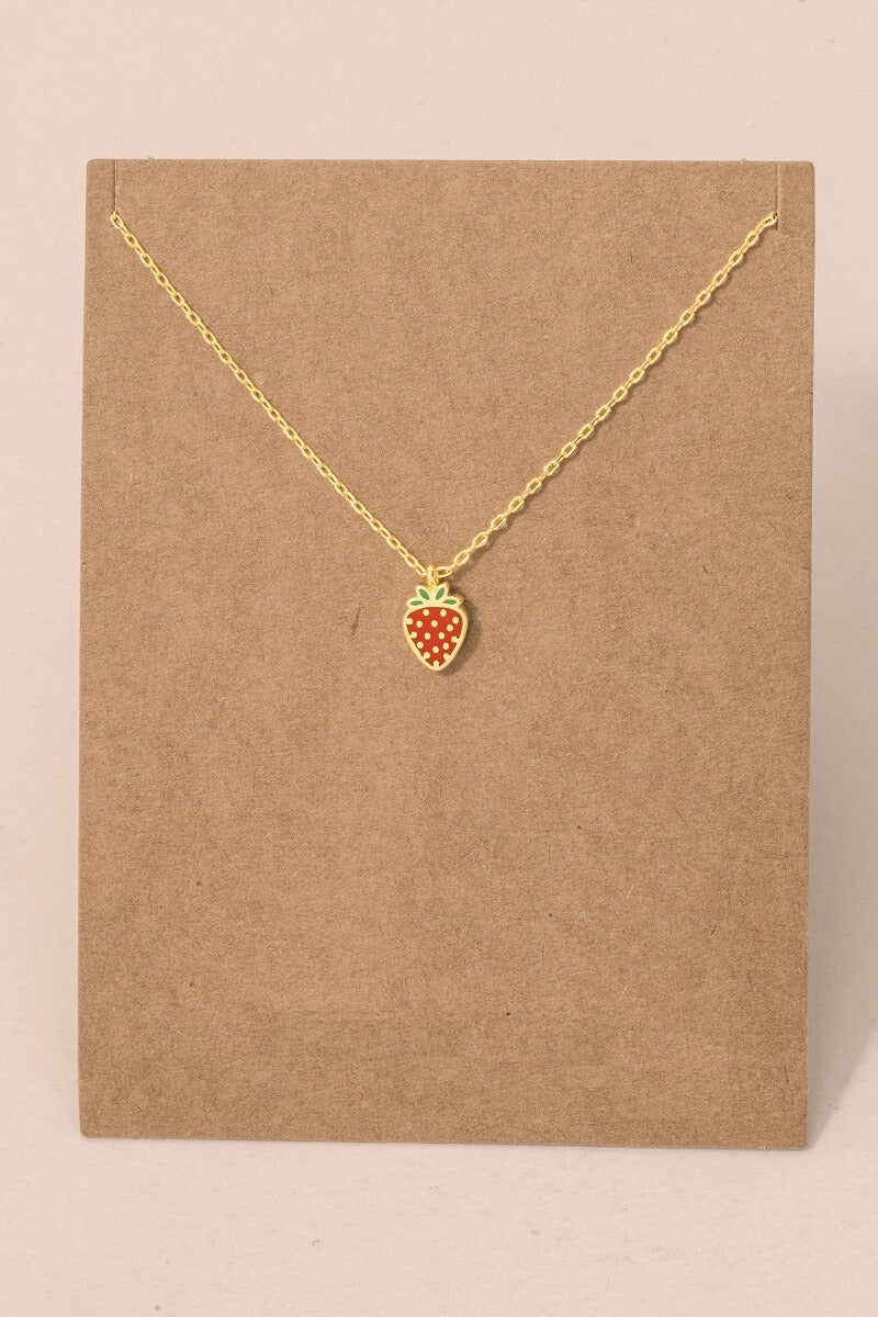 Strawberry Necklace