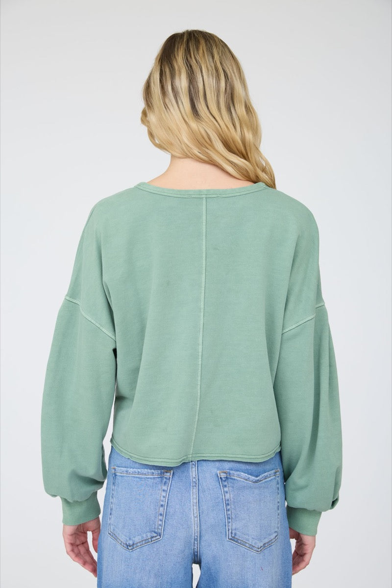 Notch Crop Top