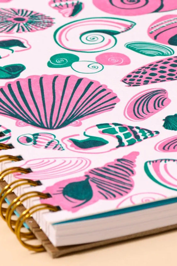 Shell Pattern A5 Notebook
