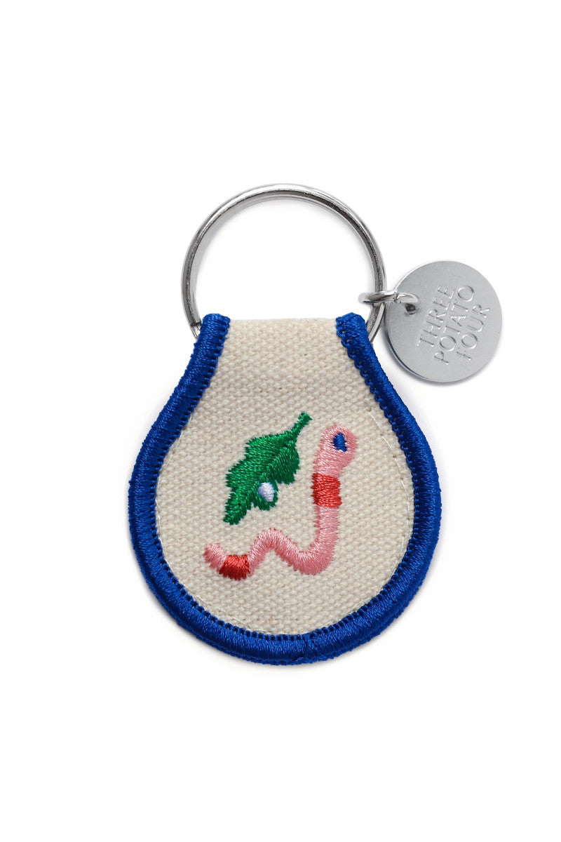 Worm Patch Keychain