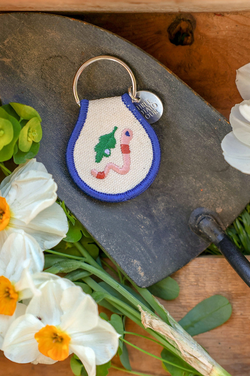 Worm Patch Keychain