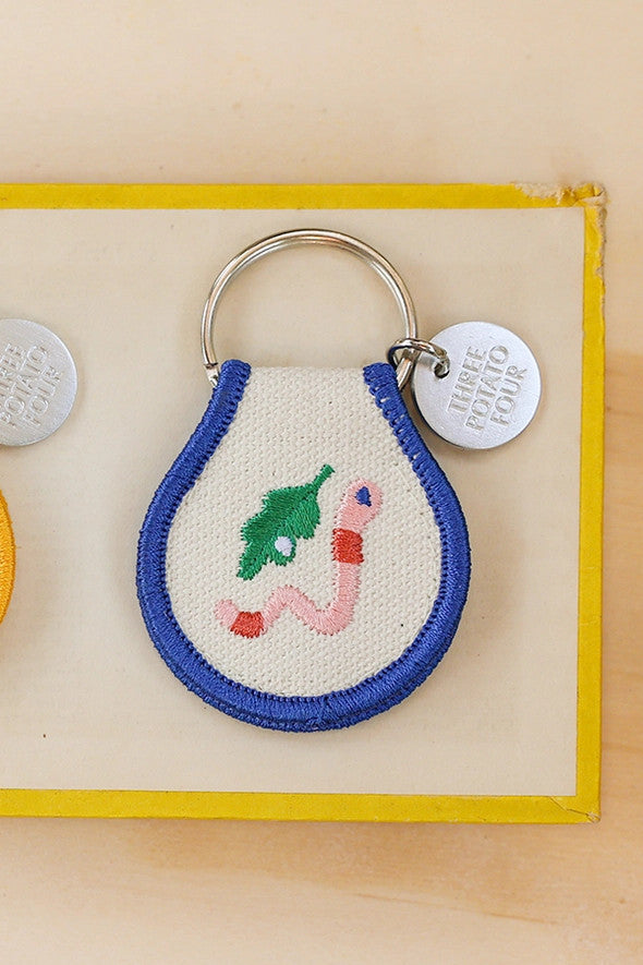 Worm Patch Keychain