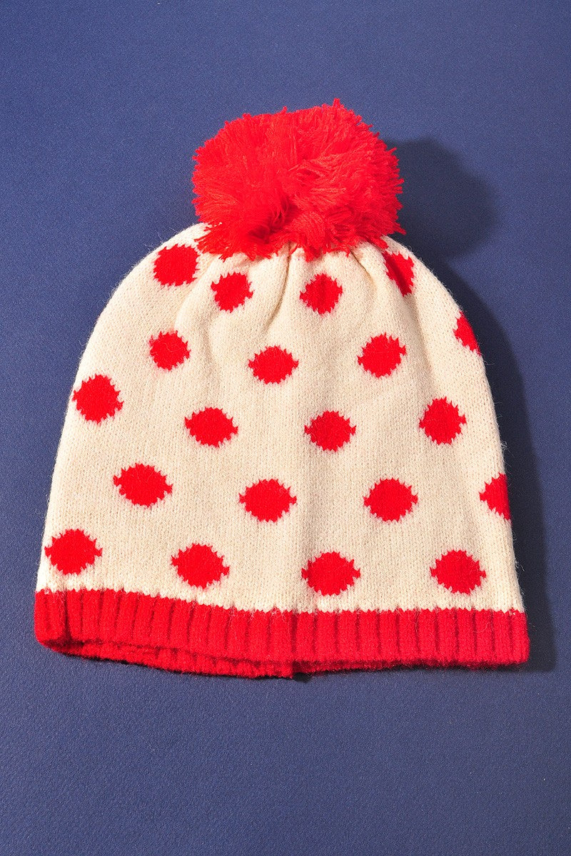 Polka Dot Beanie