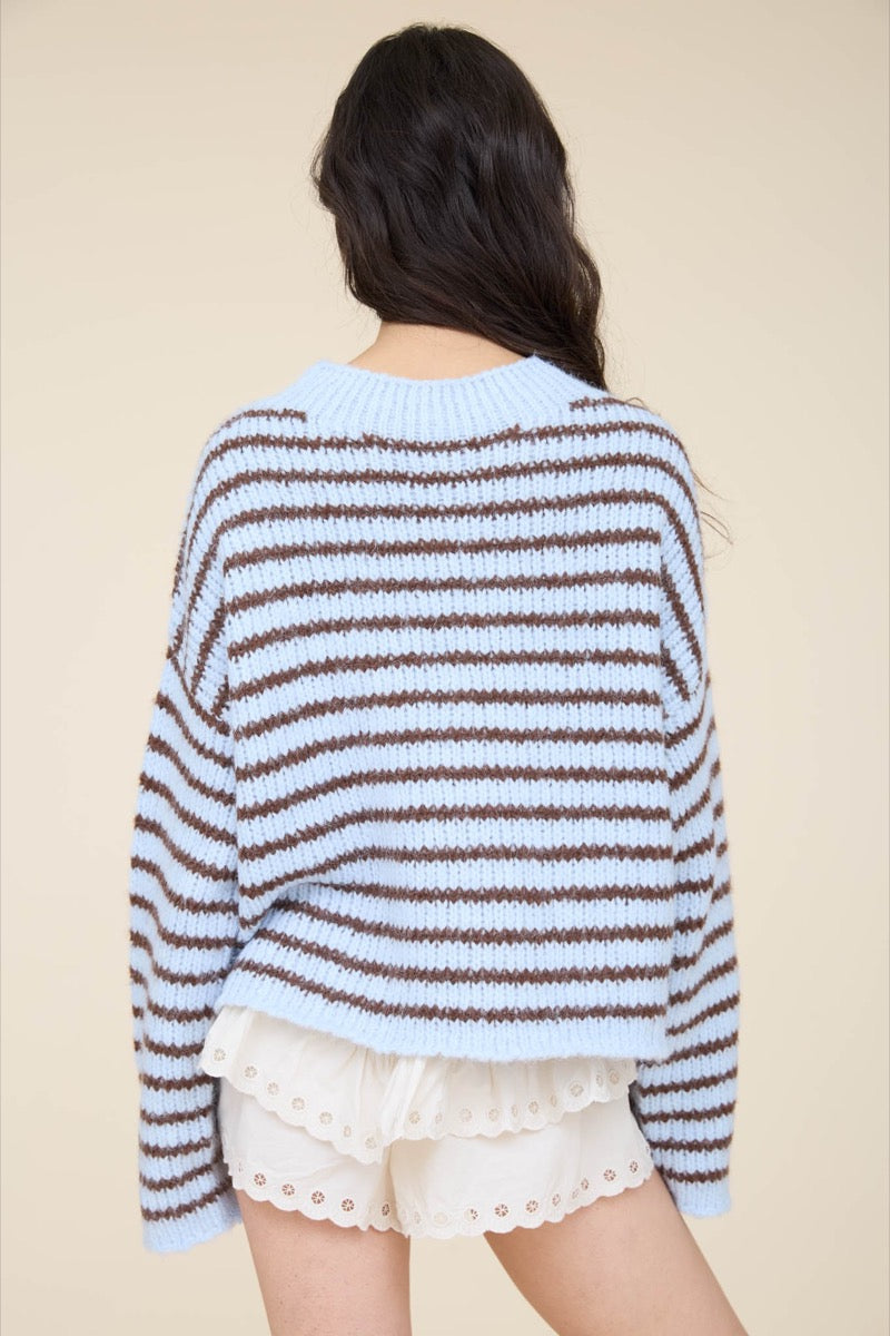 Roll Stripe Sweater