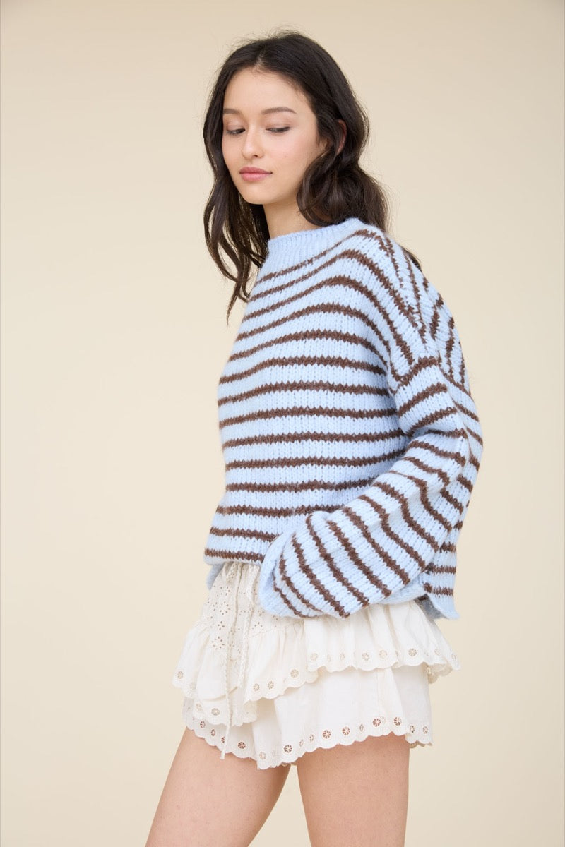 Roll Stripe Sweater