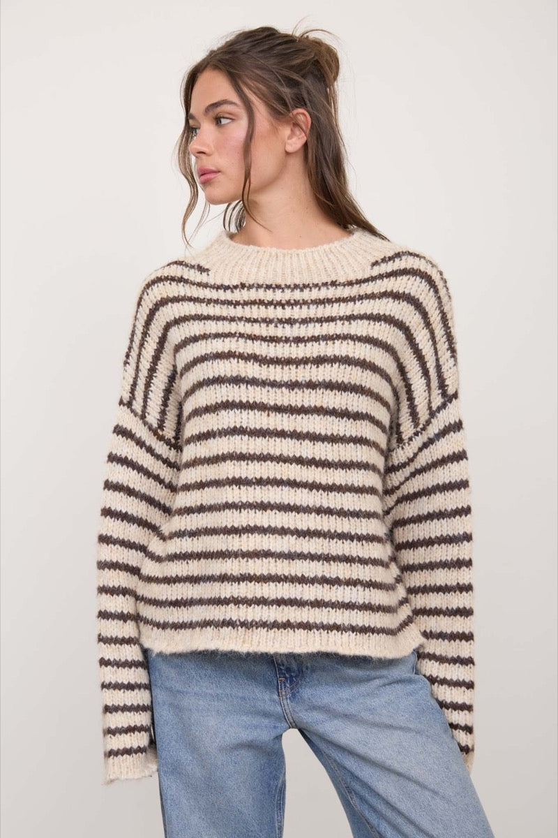 Roll Stripe Sweater