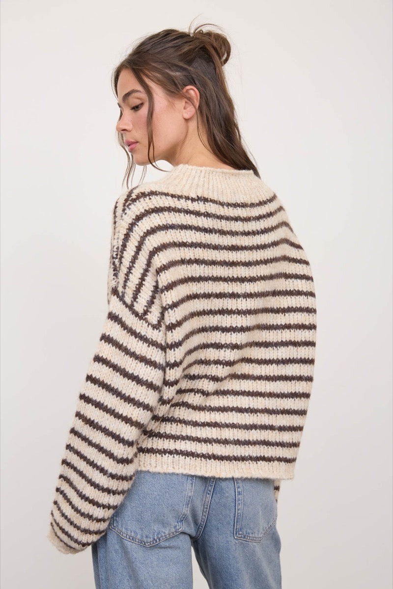 Roll Stripe Sweater