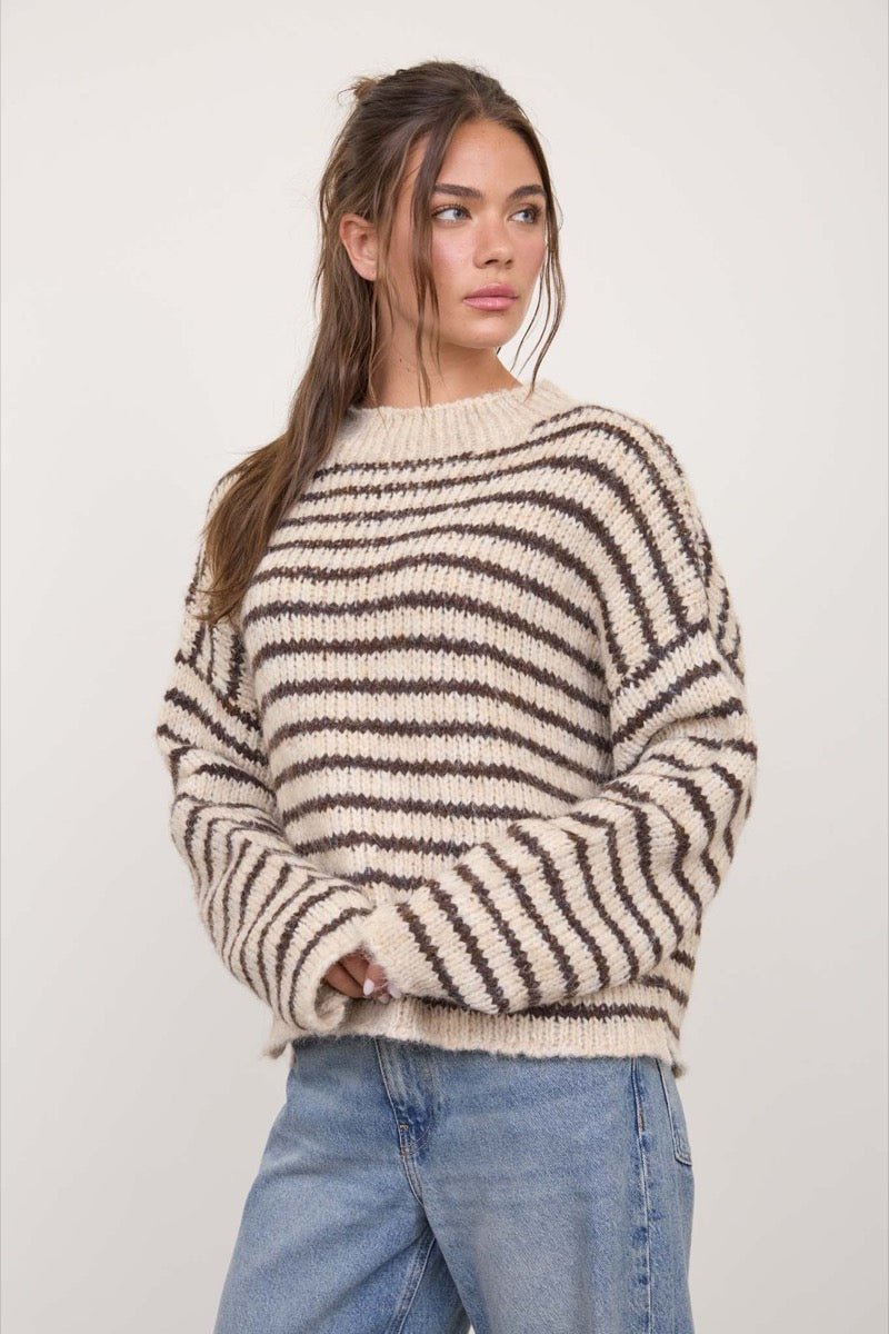 Roll Stripe Sweater