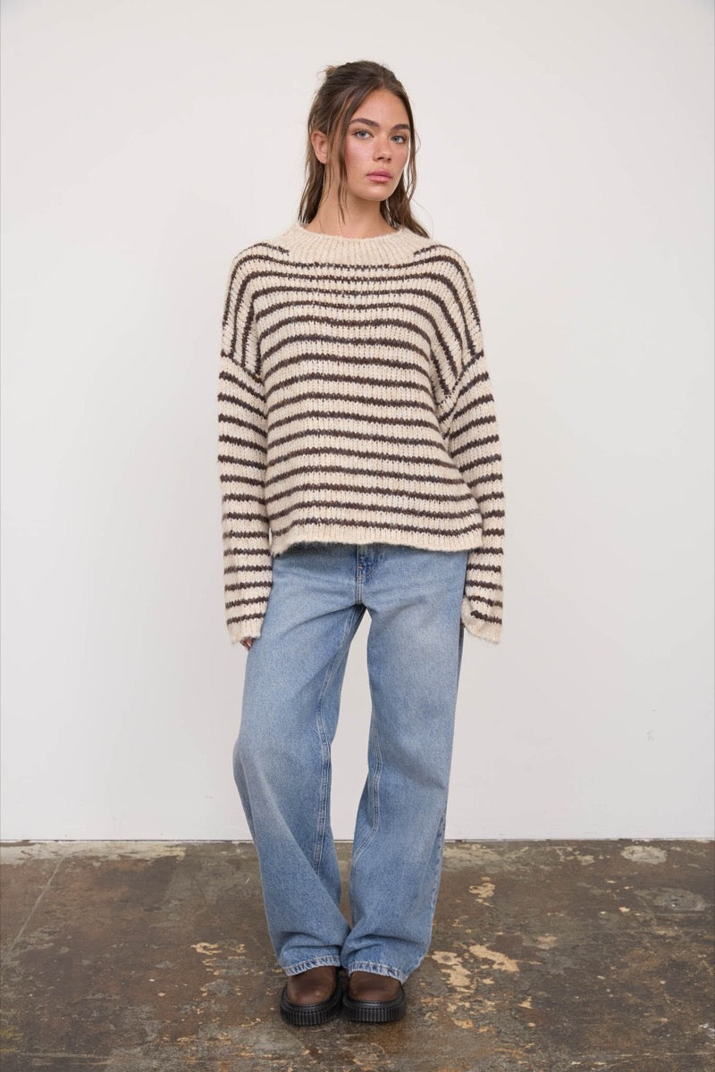 Roll Stripe Sweater