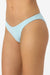 Light blue bikini bottom on a white background