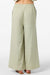 Light green wide-leg pants on a white background