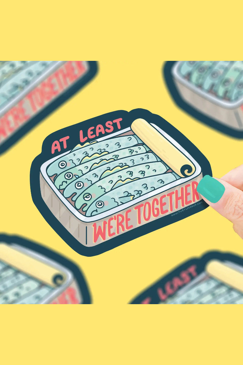 Sardines Together Sticker