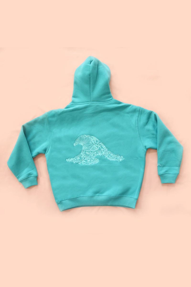 Seaglass Surf Embroidered Hoodie