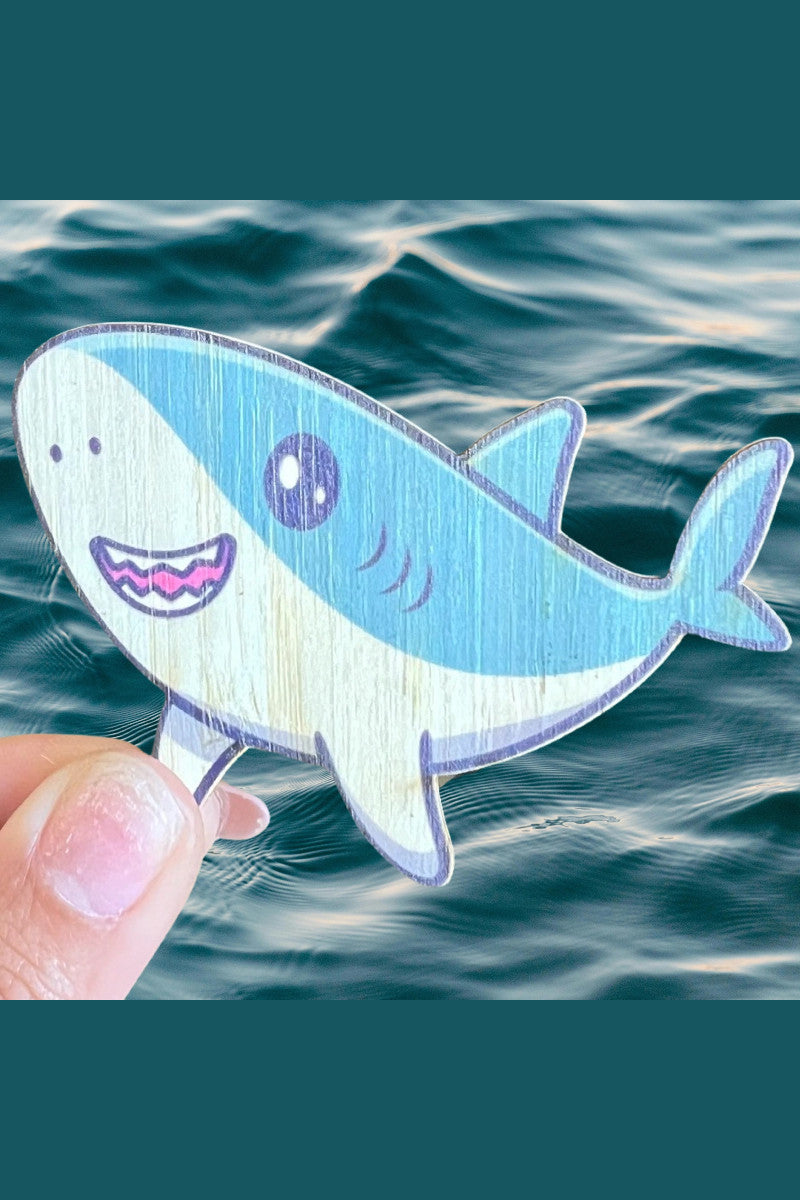 Sharkie Shark Bamboo Sticker