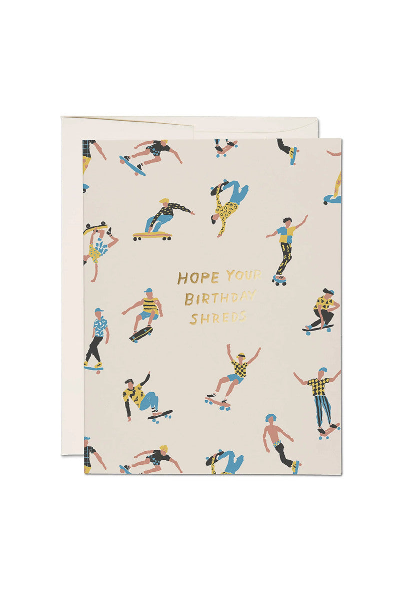 Shreds Birthday Card