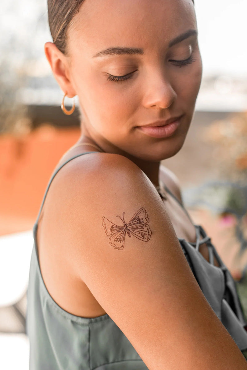 Silhouette Temporary Tattoos