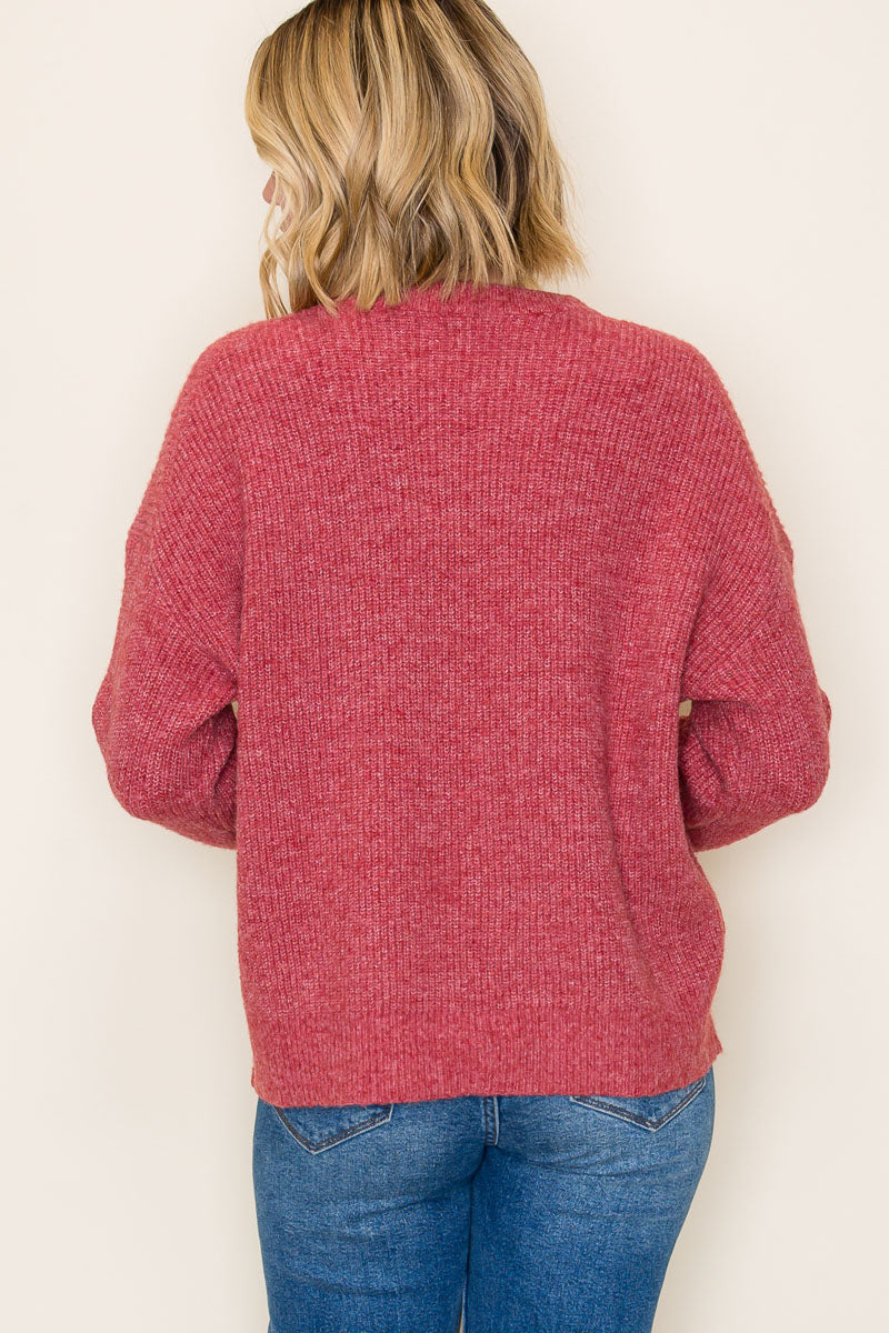 Simple Pocket Sweater