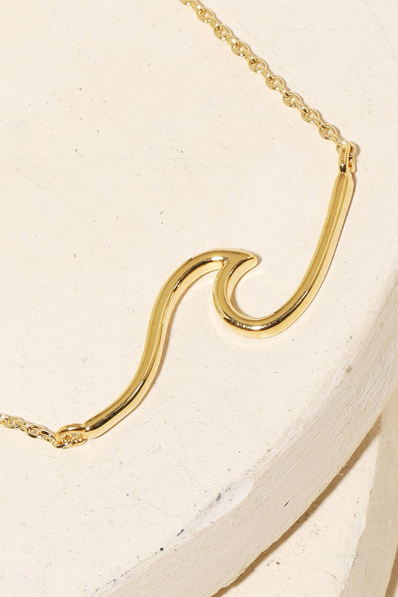 Simple Wave Necklace