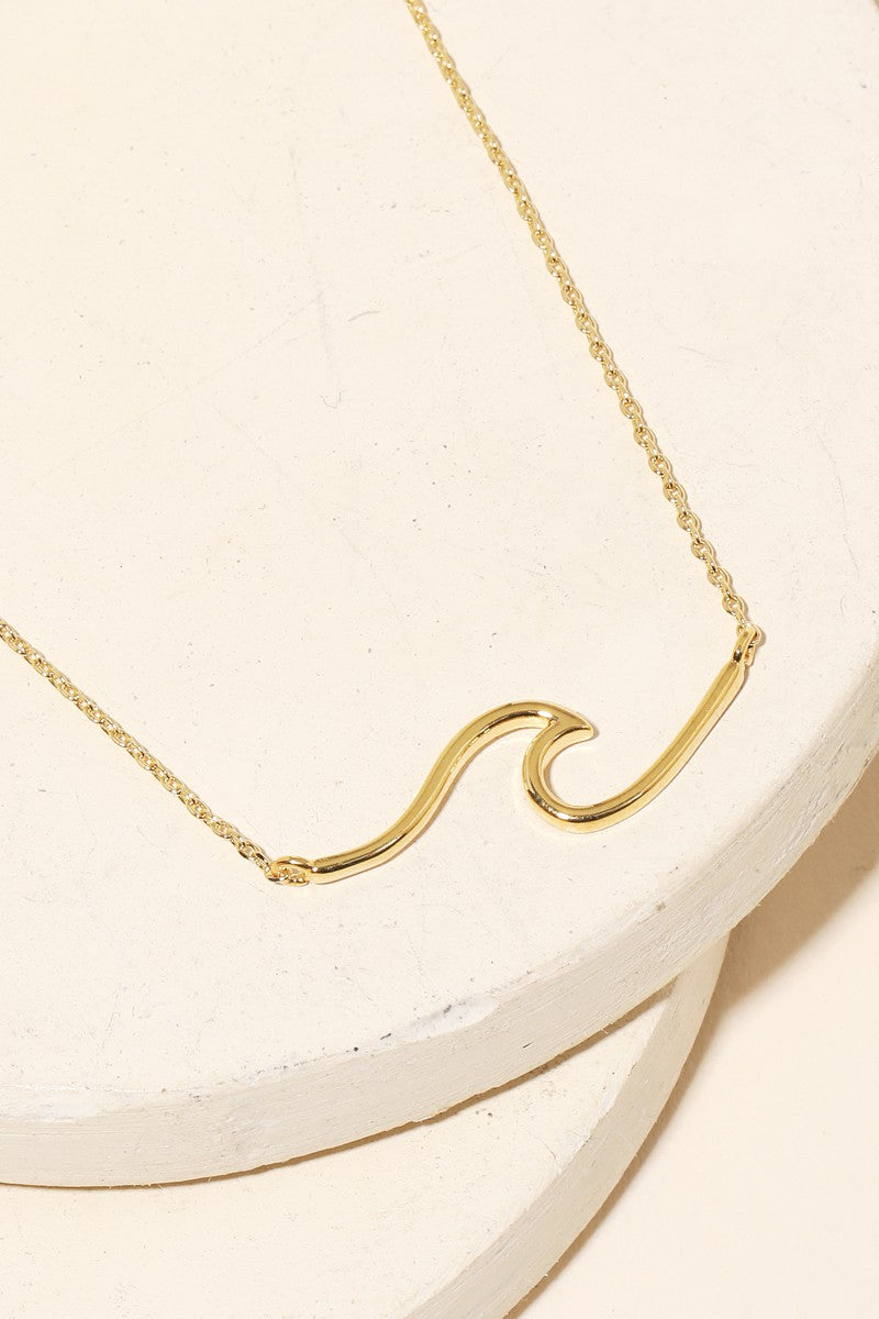 Simple Wave Necklace