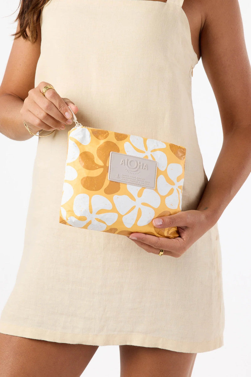 Funky Plumeria Small Pouch
