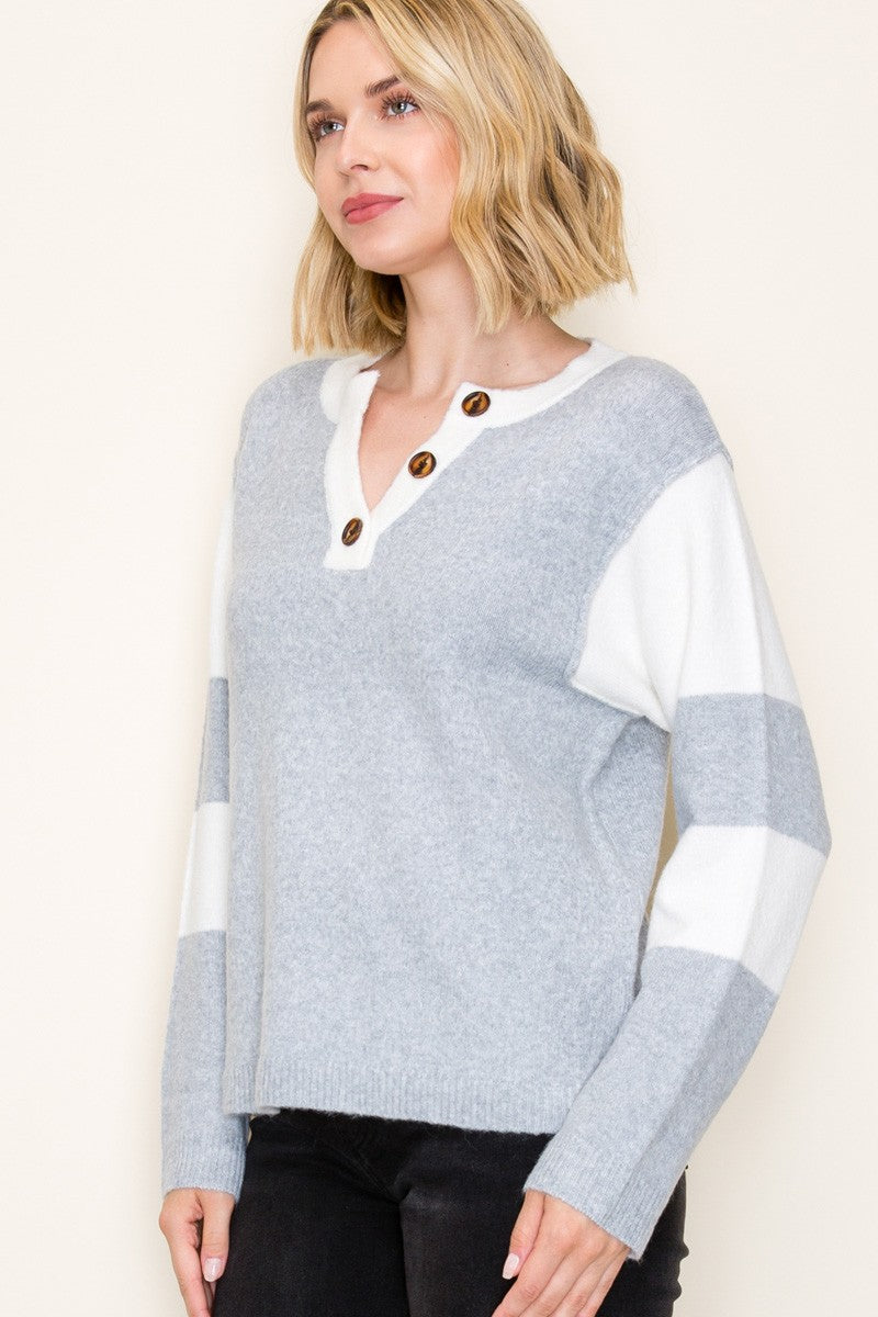 Soft Varsity Sweater