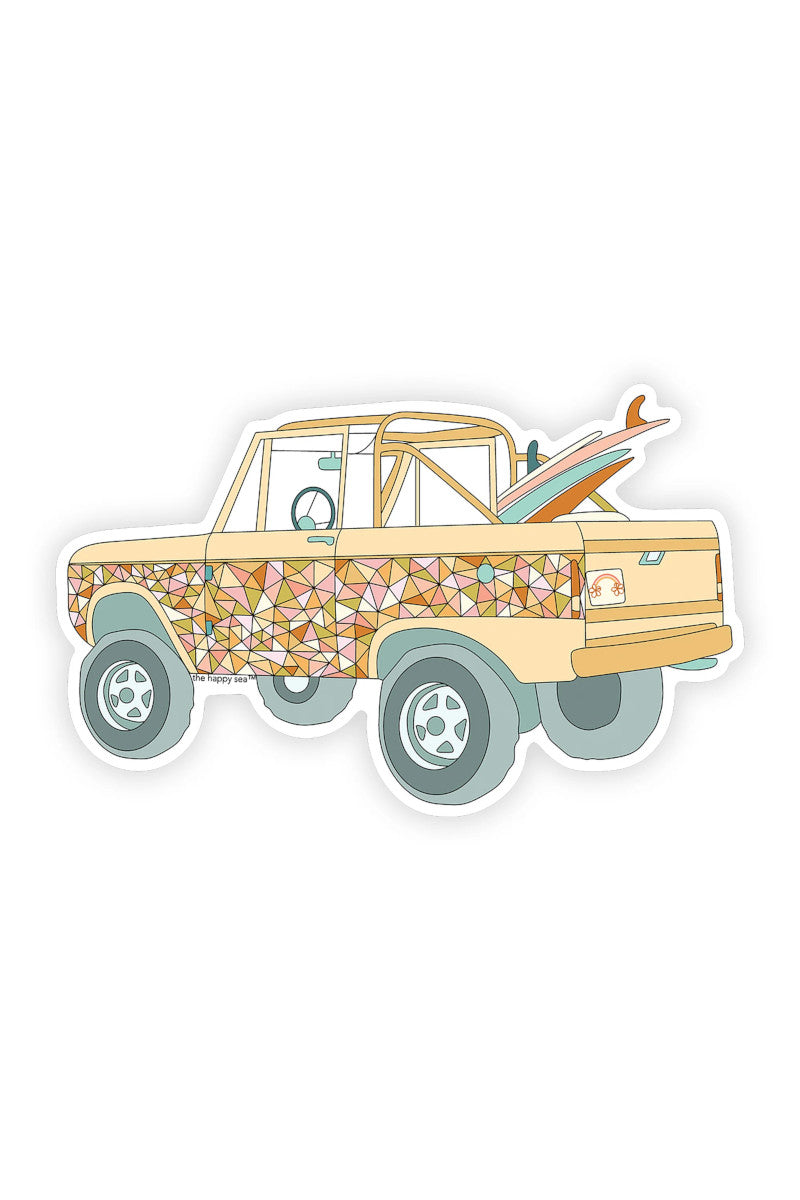 Retro Bronco Sticker