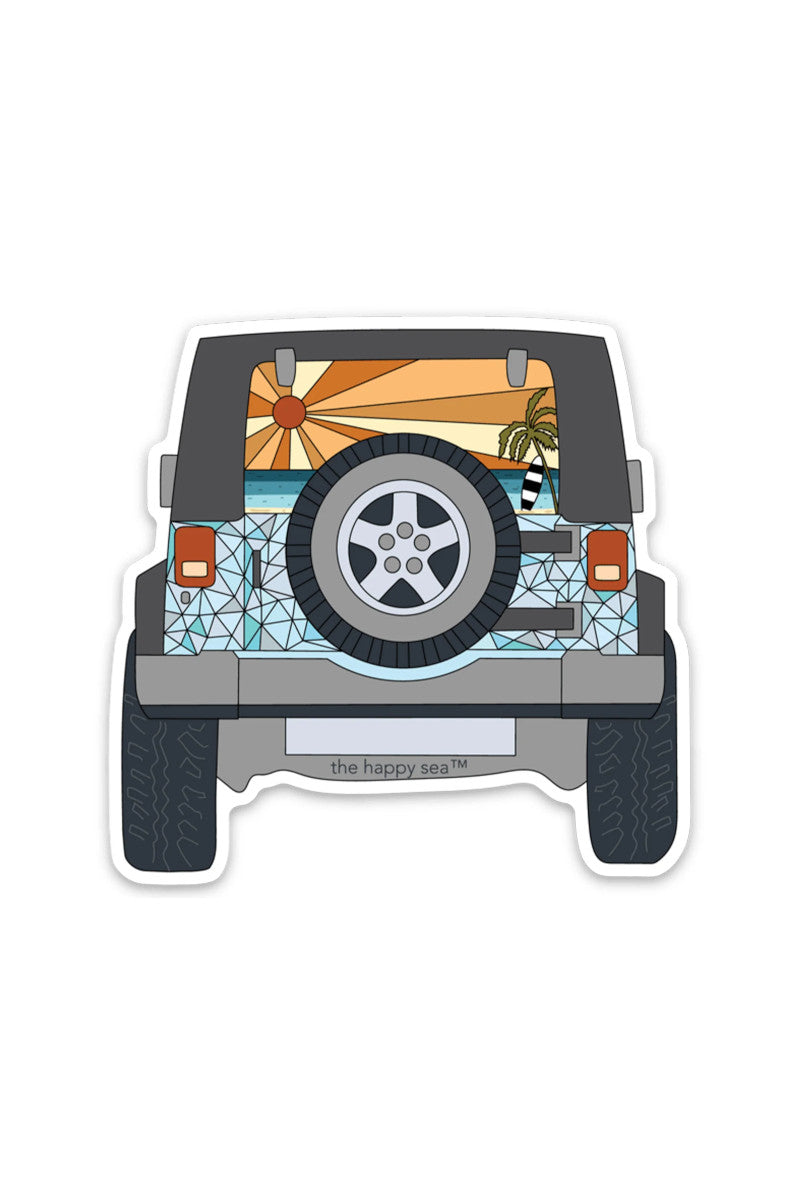 Scenic Jeep Sticker
