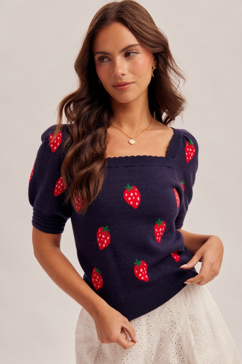 Strawberry Girl Sweater