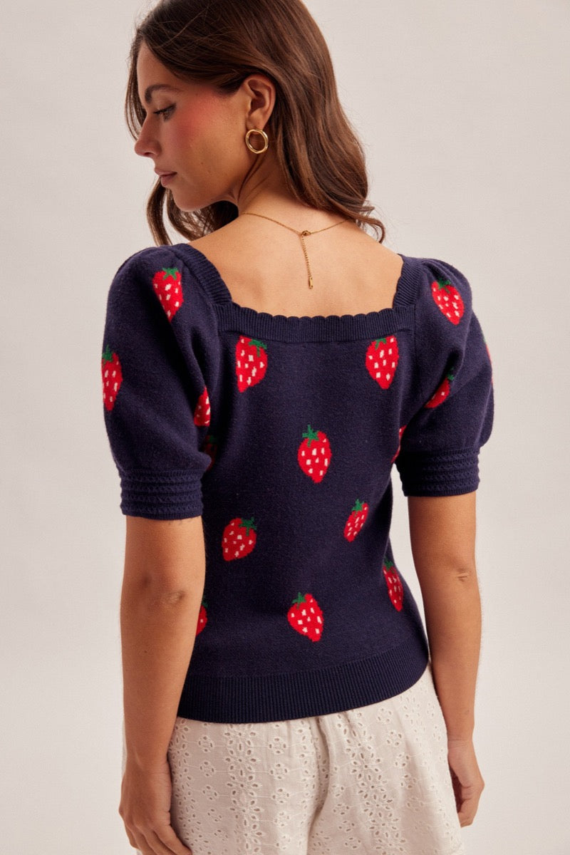 Strawberry Girl Sweater
