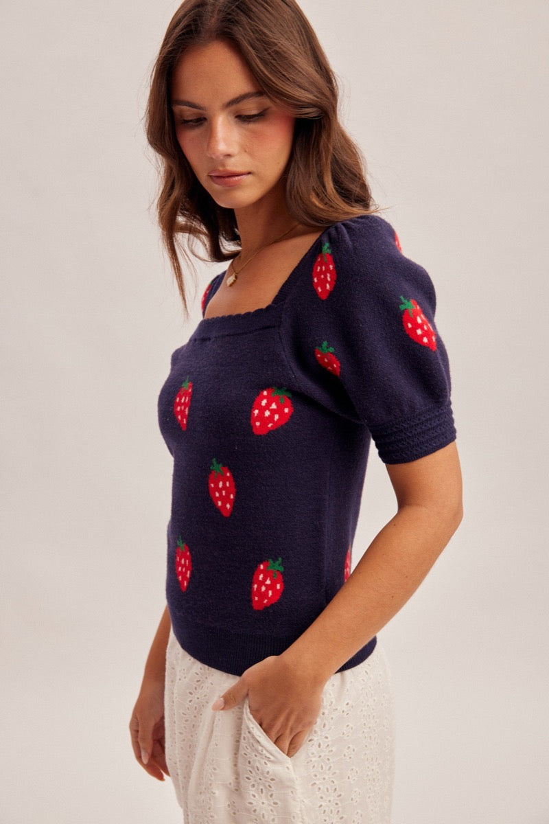Strawberry Girl Sweater