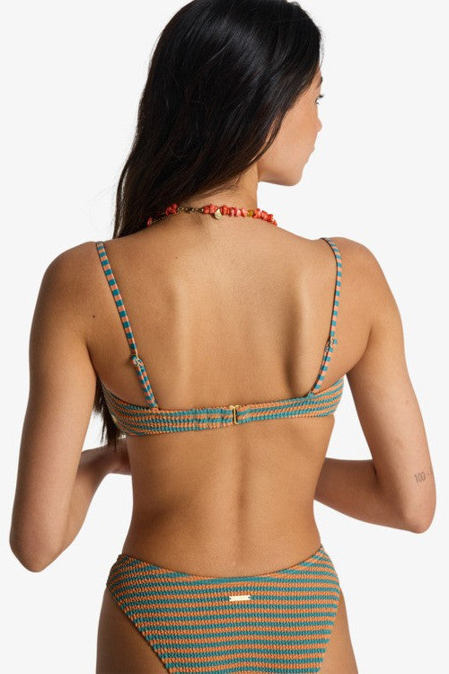 Summer Hi Stripe Bandeau Top