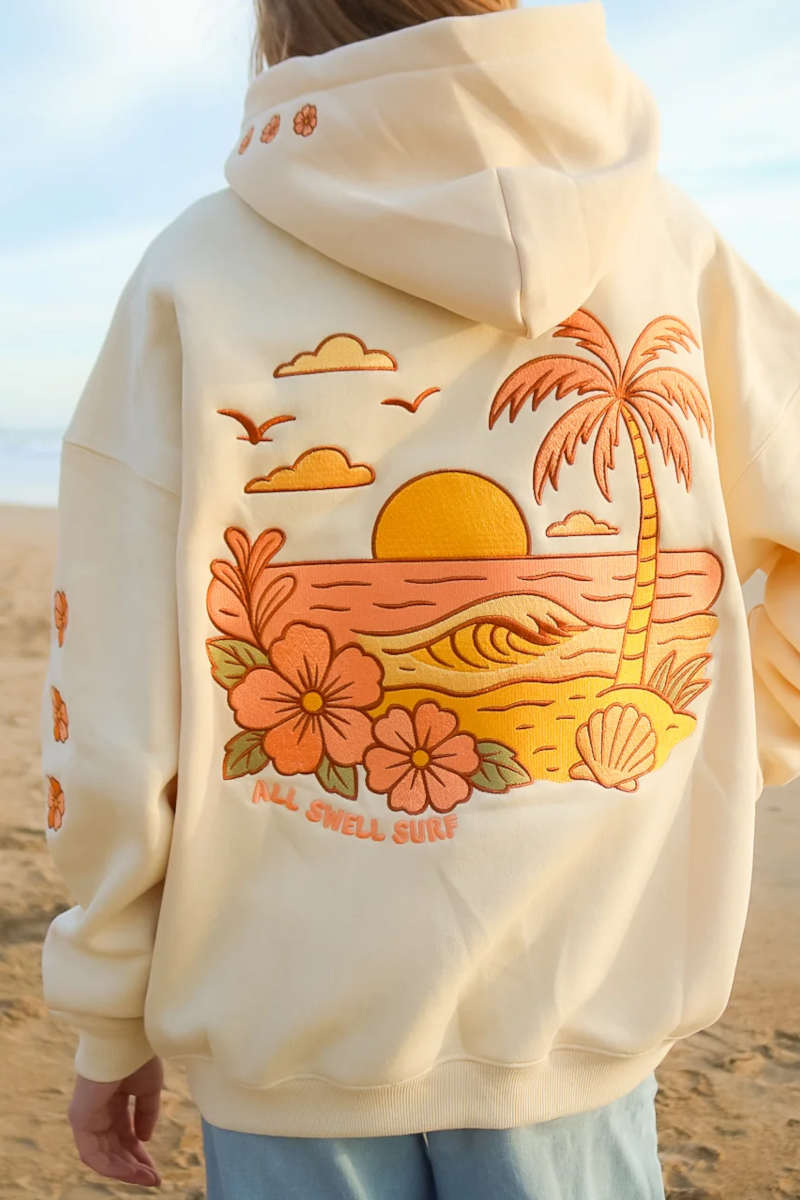 Sunset Embroidered Hoodie