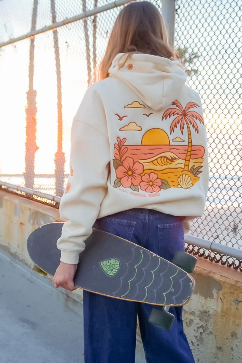 Sunset Embroidered Hoodie