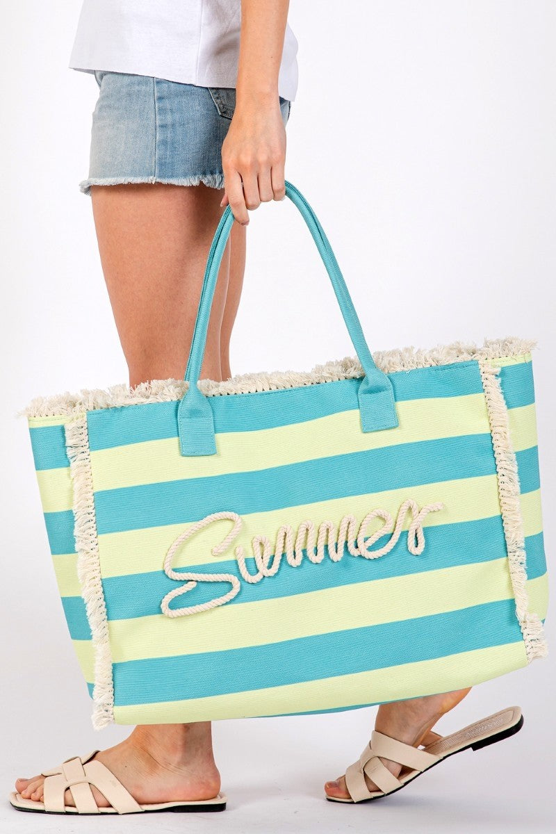 Summer Stripes Tote