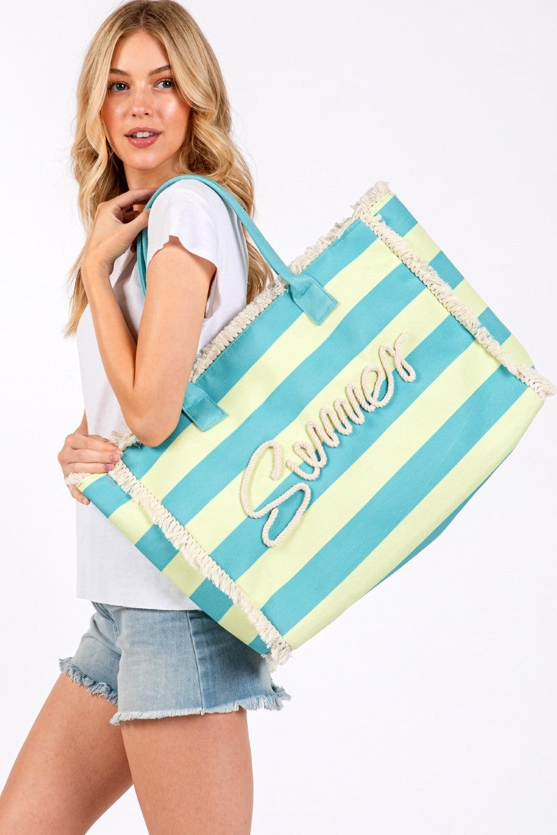 Summer Stripes Tote