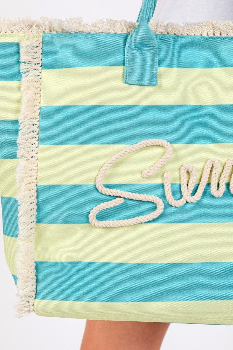 Summer Stripes Tote