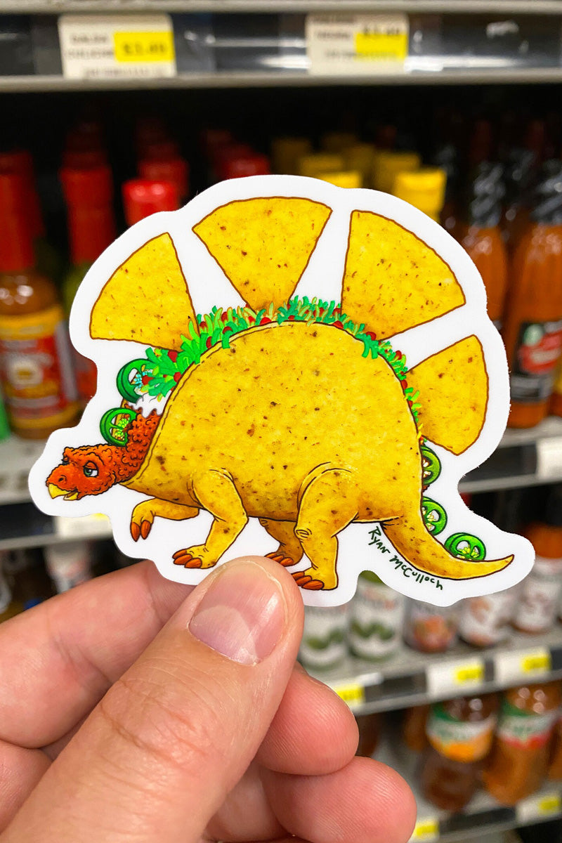 Tacosaurus Supreme Holo Sticker