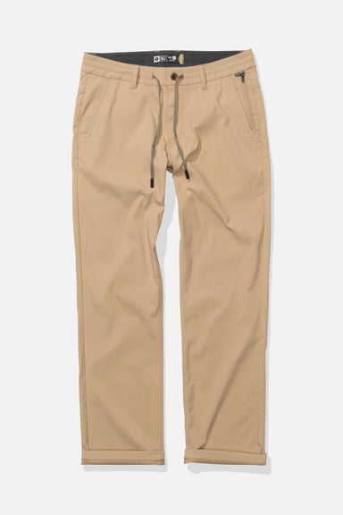 Beige pants with drawstring  on a white background