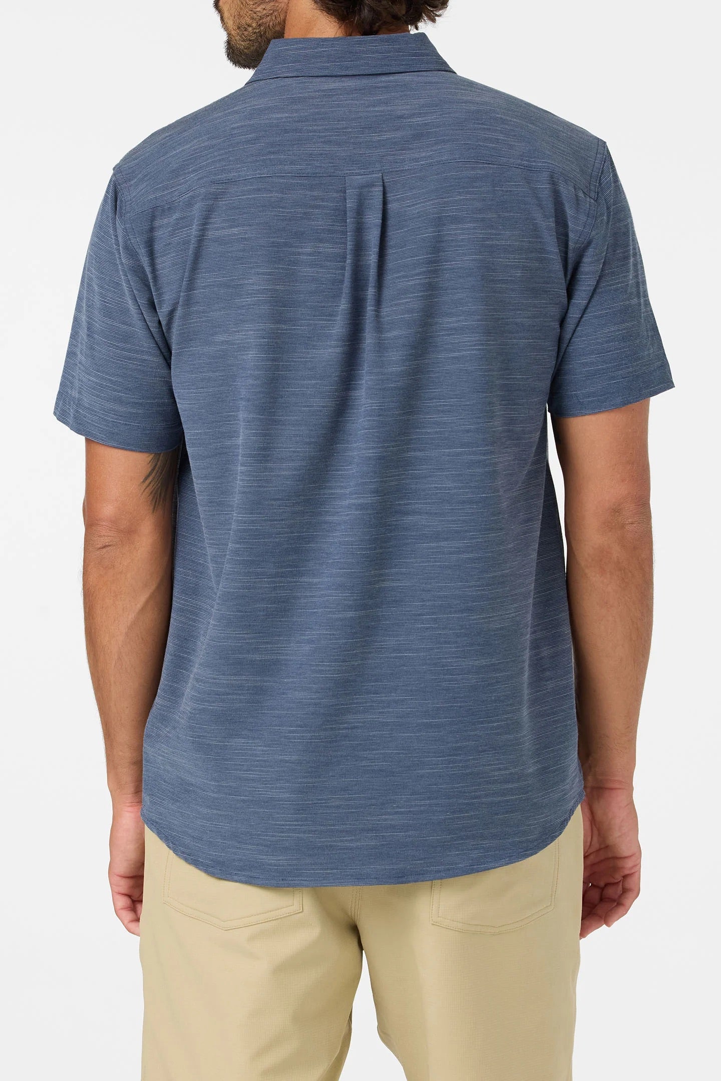 UPF Slub Solid S/S Woven