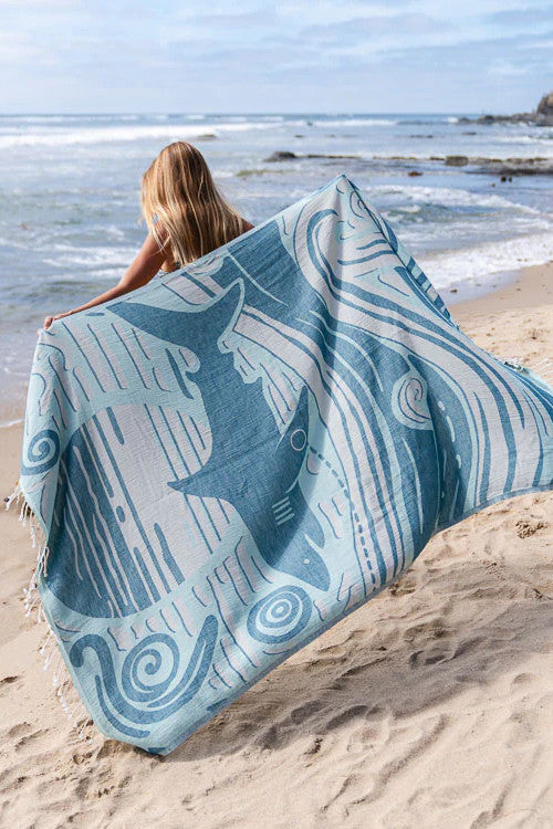 Sandcloud Voyage Shark Large Towel