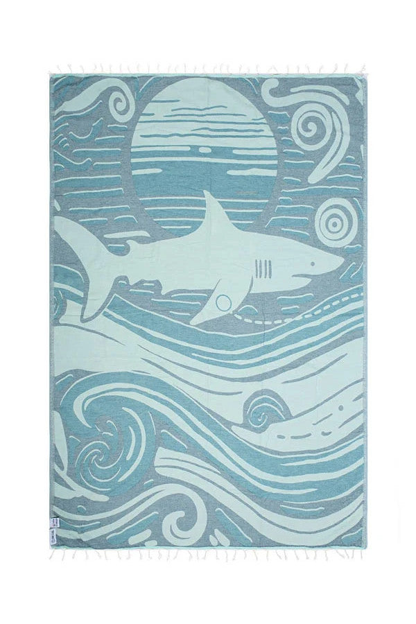 Sandcloud Voyage Shark Large Towel