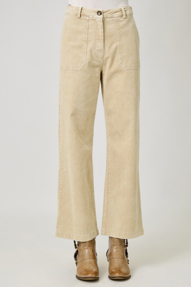 Washed Cord Pants