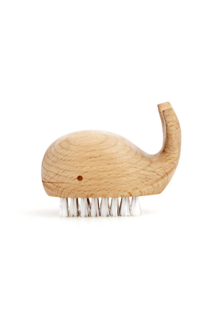Wooden Whale Nail Brush